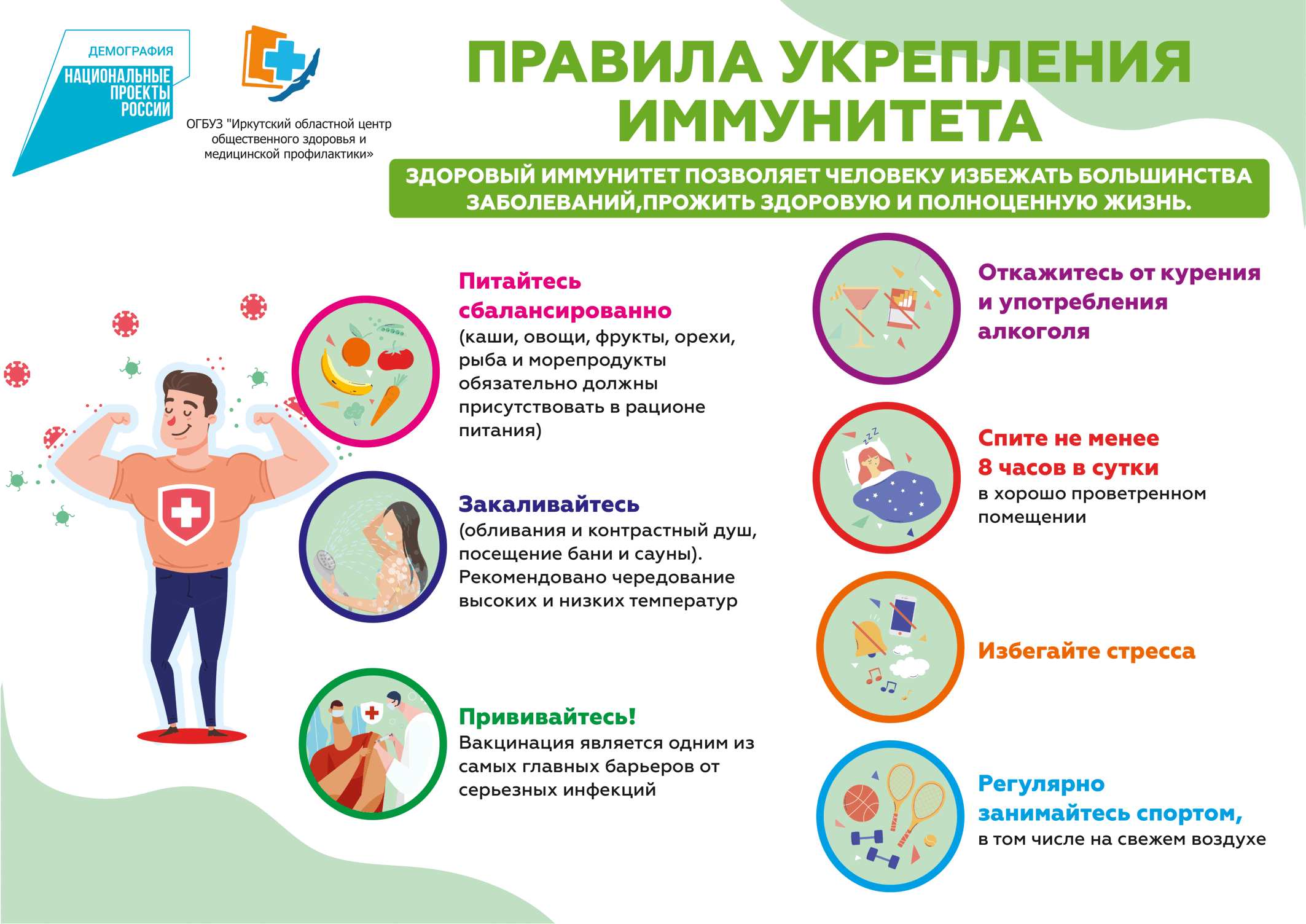 Правила укрепления иммунитета small